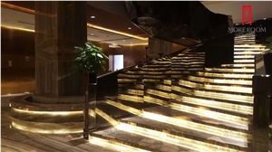 Flooring Design Grey Onyx Slabs