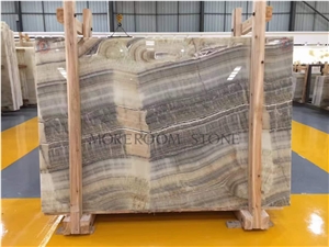 Flooring Design Grey Onyx Slabs