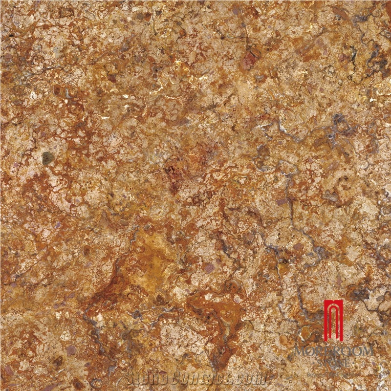 Foshan Gold Emperador Marble Look Porcelain Floor Tile for Flooring