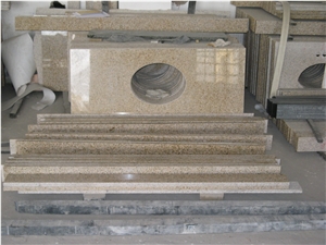 G682 Granite (Golden Sand, Sunset Gold, Gold Peach) Bathroom Vanity Tops