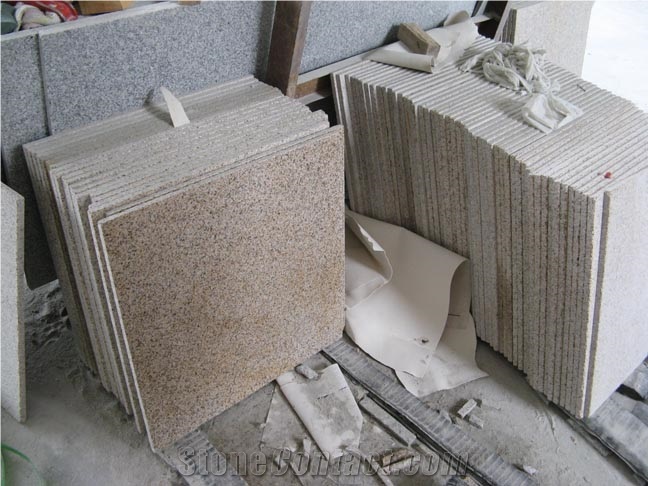 G682 Granite Tiles, China Yellow Granite