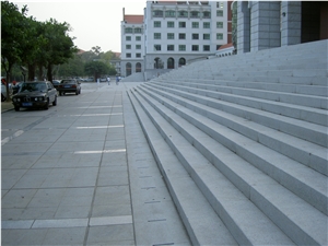 Granite Ouside Stairs & Steps, Grey Granite Stair Riser