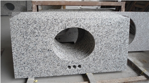 Tiger Skin White Granite Bathroom Countertop/Vanity Top,Chian White Granite Bath Top
