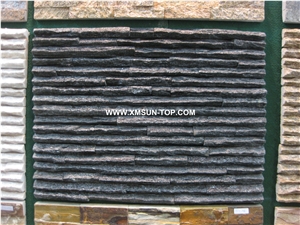 Black Quartzite Peak Shape Cultured Stone/Black Stacked Stone Peak Shape/Black Quartzite Wall Cladding Stone/ Stacked Stone Veneer/Black Peak Stone Culture Quartzite Ledge Stone Wall Cladding Black Quartzite Peak Shape Cultured Stone/Black Stacked Stone Peak Shape/Black Quartzite Wall Cladding Stone/ Stacked Stone Veneer/Black Peak Stone Culture Quartzite Ledge Stone Wall Cladding
