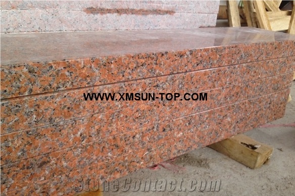 G562 Granite Kerbstones/Maple Leaf Red Granite Kerb Stone/G 651 Granite Curbstone/Maple Leaf Red Granite Road Stone/Maple Red Granite Side Stone/China Capao Bonito Granite Kebs