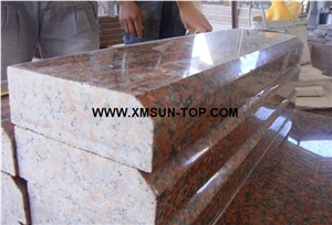 G562 Granite Kerbstones/Maple Leaf Red Granite Kerb Stone/G 651 Granite Curbstone/Maple Leaf Red Granite Road Stone/Maple Red Granite Side Stone/China Capao Bonito Granite Kebs