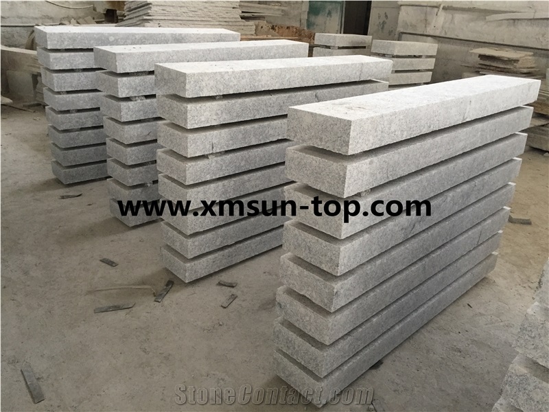 G602 Granite Kerbstones/China Grey Sardo Granite Kerb Stone/Cristallo Grigio Granite Curbstone/Mayflower Snow Granite Road Stone/Chinese Sardinia Grey Grainte Side Stone/Plum Blossom White Granite