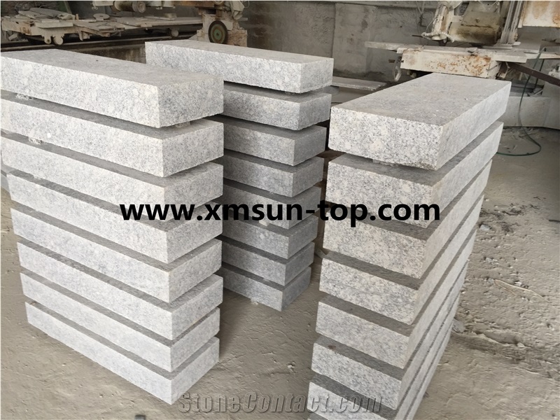 G602 Granite Kerbstones/China Grey Sardo Granite Kerb Stone/Cristallo Grigio Granite Curbstone/Mayflower Snow Granite Road Stone/Chinese Sardinia Grey Grainte Side Stone/Plum Blossom White Granite