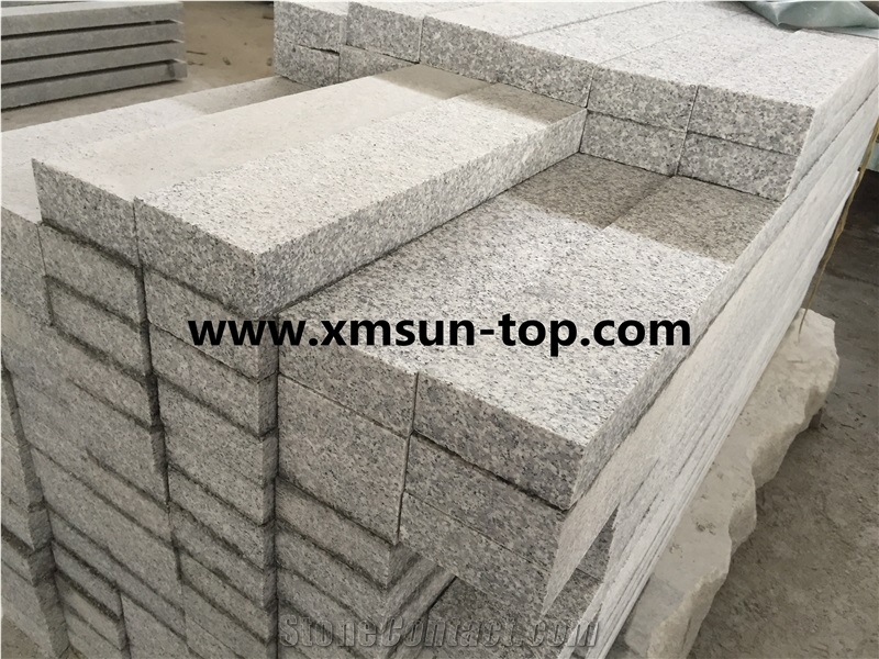 G602 Granite Kerbstones/China Grey Sardo Granite Kerb Stone/Cristallo Grigio Granite Curbstone/Mayflower Snow Granite Road Stone/Chinese Sardinia Grey Grainte Side Stone/Plum Blossom White Granite