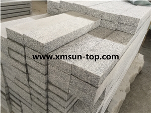 G602 Granite Kerbstones/China Grey Sardo Granite Kerb Stone/Cristallo Grigio Granite Curbstone/Mayflower Snow Granite Road Stone/Chinese Sardinia Grey Grainte Side Stone/Plum Blossom White Granite
