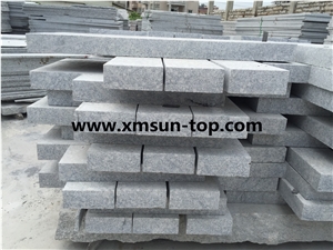 G602 Granite Kerbstones/China Grey Sardo Granite Kerb Stone/Cristallo Grigio Granite Curbstone/Mayflower Snow Granite Road Stone/Chinese Sardinia Grey Grainte Side Stone/Plum Blossom White Granite