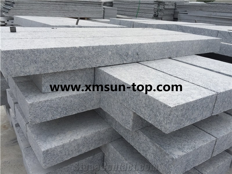 G602 Granite Kerbstones/China Grey Sardo Granite Kerb Stone/Cristallo Grigio Granite Curbstone/Mayflower Snow Granite Road Stone/Chinese Sardinia Grey Grainte Side Stone/Plum Blossom White Granite