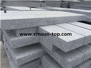 G602 Granite Kerbstones/China Grey Sardo Granite Kerb Stone/Cristallo Grigio Granite Curbstone/Mayflower Snow Granite Road Stone/Chinese Sardinia Grey Grainte Side Stone/Plum Blossom White Granite