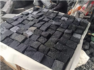 G654 Cube Stone/China Nero Impala Granite Cobble Stone/Changle Pingnan Sesame Black Granite Pavers/ Grey Grantie Paving Sets/Dark Barry Grey Granite Square Pavers/China Jasberg Granite for Flooring