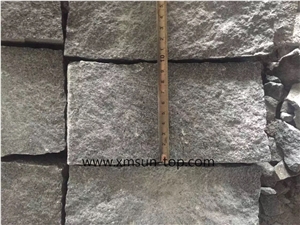 G654 Cube Stone/China Nero Impala Granite Cobble Stone/Changle Pingnan Sesame Black Granite Pavers/ Grey Grantie Paving Sets/Dark Barry Grey Granite Square Pavers/China Jasberg Granite for Flooring
