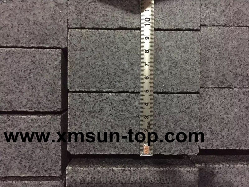 G654 Cube Stone/China Nero Impala Granite Cobble Stone/Changle Pingnan Sesame Black Granite Pavers/ Grey Grantie Paving Sets/Dark Barry Grey Granite Square Pavers/China Jasberg Granite for Flooring