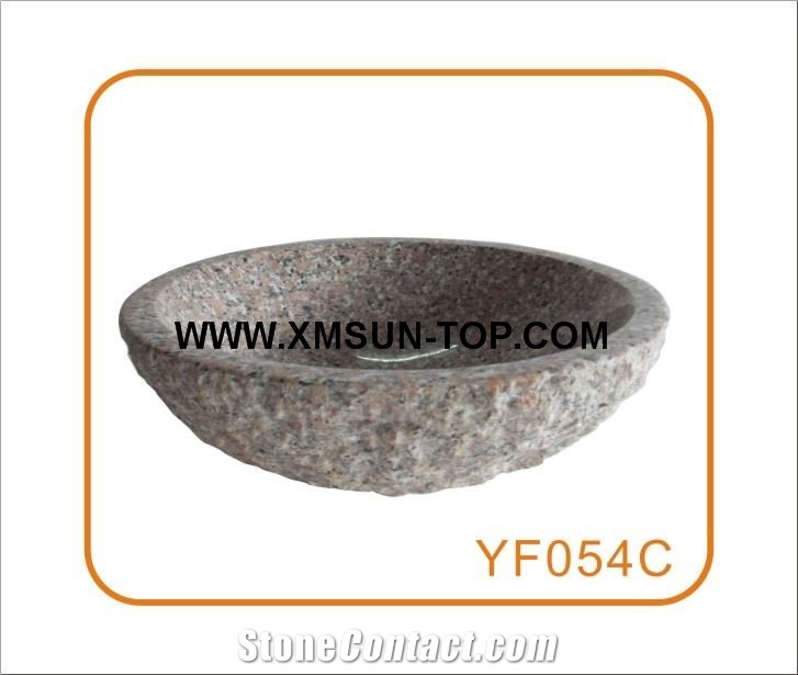 Granite Kitchen Sinks&Basins/Pink Granite Bathroom Sinks&Basin/Round Sinks&Basins/Natural Stone Basins&Sinks/Wash Basins/Interior Decorative