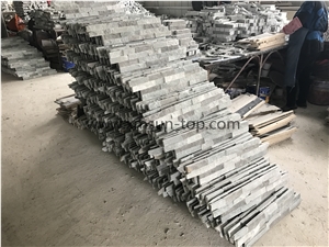 Green Slate Natural Cultured Stone/ Stacked Stone/ Ledge Stone for Wall Panel Cladding