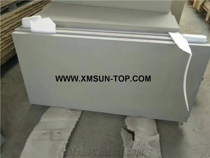 Honed Light Grey Sandstone Tiles&Cut to Size/Grayish Sandstone Floor Tiles/Light Grey Sandstone Wall Tiles/Grey Standstone Pavers for Wall Cladding&Floor Covering/Sandstone Panels