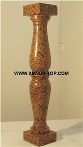 Mapple Red Granite Balustrades/G562 Granite Baluster/Maple Leaf Red Granite Handrail/G 651 Granite Railings/Building Stone/Exterior&Interior Decoration/Crown Red Granite Railing