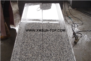 Polished G623 Granite Steps/Barry White Granite Stairs/China Bianco Sardo Granite Stair Riser/Rose Beta Granite Stair Treads/Gamma Grey Granite Stair/Haicang White Granite Stair