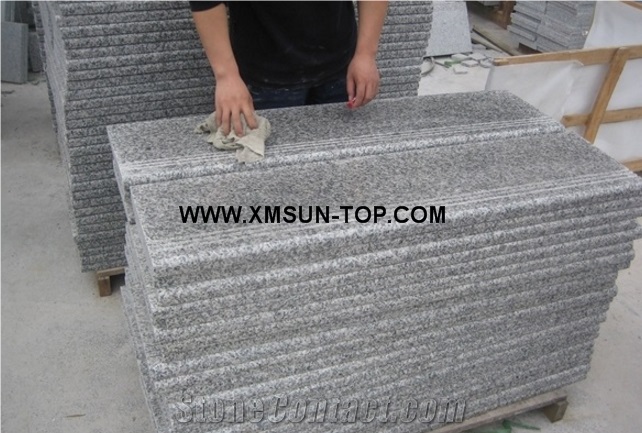 Polished G623 Granite Steps/Barry White Granite Stairs/China Bianco Sardo Granite Stair Riser/Rose Beta Granite Stair Treads/Gamma Grey Granite Stair/Haicang White Granite Stair