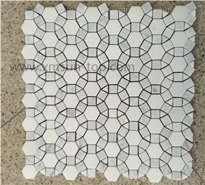 Polished Mixed Marble Irregular Mosaic/White Thassos Marble& Bianco Carrara Marble Mosaic/Wall Mosaic/Floor Mosaic/Interior Decoration/Customized Mosaic Tile/Mosaic Tile for Bathroom&Kitchen&Hotel Polished Mixed Marble Irregular Mosaic/White Thassos Marble& Bianco Carrara Marble Mosaic/Wall Mosaic/Floor Mosaic/Interior Decoration/Customized Mosaic Tile/Mosaic Tile for Bathroom&Kitchen&Hotel