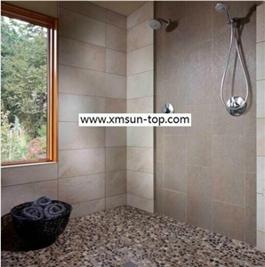 Red Pebble Mosaic/Natural River Stone Mosaic Wall Tiles/Washed Pebble Floor Tiles/Flat Pebble Mosaic in Mesh/Dark Red Pebble Mosaic/Pebble Mosaic for Bathroom&Kitchen/Interior Decoration