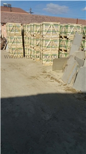 Yellow Sandstone Mushroom Stone/ Chinese Beige Wall Covering Cut to Size/Split Face Wall Cladding/Yellow Decorative Wall Panel Stone
