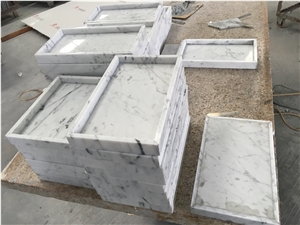Nordic Style White Crarrara Marble Accessories , Holders, Trays, Plates, Decorations, Marble Bathroom Sets, Marble Crafts Nordic Style White Crarrara Marble Accessories , Holders, Trays, Plates, Decorations, Marble Bathroom Sets, Marble Crafts