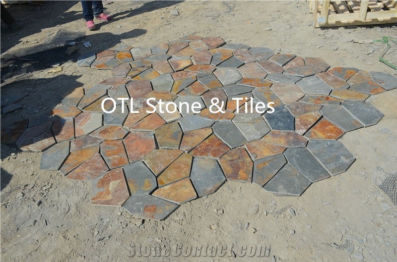 Cheap Flagstone /Rustic Slate Flagstone / Irregular Flagstones/Flagstone Walkway Pavers /Slate Pavers /Flagstone Courtyard
