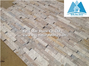 Beige Quartzite Stacked Stone,Silver Quartzite Ledgestone,Outdoor Culture Stone,Natural Z Clad Stone Cladding,Indoor Wall Stone Panel,Real Stone Veneer,Quartzite Ledger Panels