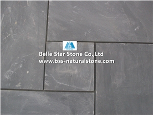 Black Riven Slate Patio Pavers,Charcoal Grey Split Face Slate Paving Sets,Carbon Black Slate Walkway Pavers,Black Slate Medallion,Slate Courtyard Stone Pavers,Garden Stone Pavement,Landscaping Floor