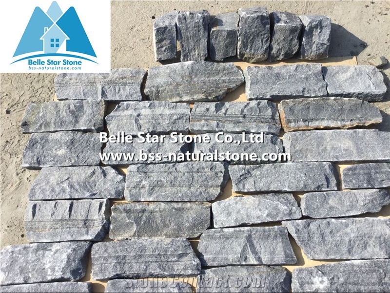 Blue Quartzite Loose Ledge Stone,Quartzite Field Stone,Random Wall Cladding,Landscaping Stone Cladding,L Corner Stone,Outdoor Landscaping Stone,Quartzite Stone Siding,Natural Stone Cladding