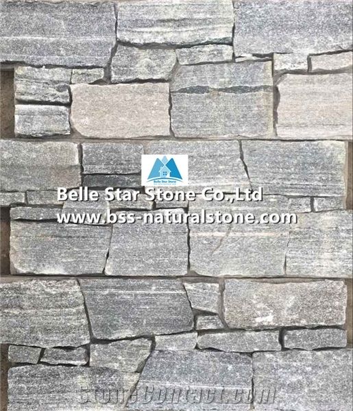 China Clouds Granite Stacked Stone,Grey Cloud Granite Stone Cladding,Silver Cloud Granite Ledgestone,Cloudy Grey Granite Culture Stone,Silver Clouds Granite Ledger Panels,Natural Clouds Granite Stone