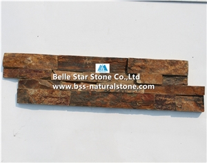 China Multicolor Riven Slate Culture Stone,Rusty Split Face Slate Stacked Stone,Copper Rust Slate Ledgestone,Autumn Rose Slate Stone Veneer,Multicolour Slate Z Clad Stone Cladding,Sunset Ledgestone