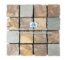 China Multicolor Riven Slate Meshed Cube Stone,Rusty Split Face Slate Flagstone Driveway,Sunset Slate Flagstone Patio Pavers,Multicolour Slate Flagstone Walkway,Autumn Rose Slate Paving Sets,Flagstone China Multicolor Riven Slate Meshed Cube Stone,Rusty Split Face Slate Flagstone Driveway,Sunset Slate Flagstone Patio Pavers,Multicolour Slate Flagstone Walkway,Autumn Rose Slate Paving Sets,Flagstone