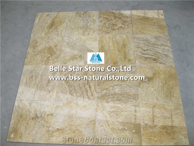China Yellow Travertine Tiles,Travertine French Pattern,Natural Travertine Slabs,Brushed Travertine Patio Stones,Travertine Paving Stones,Polished Travertine Wall Tiles,Honed Travertine Pavers