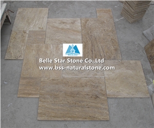 China Yellow Travertine Tiles,Travertine French Pattern,Natural Travertine Slabs,Brushed Travertine Patio Stones,Travertine Paving Stones,Polished Travertine Wall Tiles,Honed Travertine Pavers
