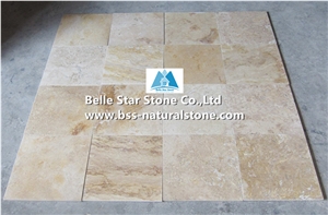 Chinese Beige Travertine Tiles,Brushed Travertine Floor Tiles,Honed Beige Travertine Patio Stones,Polished Travertine Wall Tiles,Beige Filled Holes Travertine Pattern,Natural Travertine Stone Pavers