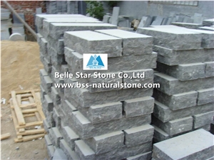 Chinese Blue Limestone Steps,Honed Blue Limestone Stair Treads,Half or 1/4 Bullnose Blue Limestone Staircase,Limestone Stair Riser,Outdoor Landscaping Blue Limestone Stairs,Blue Landscaping Stone
