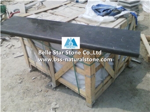 Chinese Blue Limestone Steps,Honed Blue Limestone Stair Treads,Half or 1/4 Bullnose Blue Limestone Staircase,Limestone Stair Riser,Outdoor Landscaping Blue Limestone Stairs,Blue Landscaping Stone