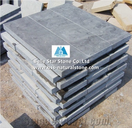 Chinese Blue Limestone Steps,Honed Blue Limestone Stair Treads,Half or 1/4 Bullnose Blue Limestone Staircase,Limestone Stair Riser,Outdoor Landscaping Blue Limestone Stairs,Blue Landscaping Stone