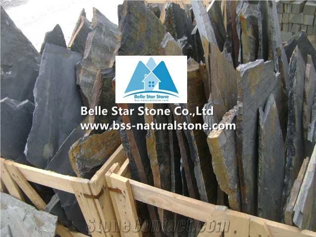 Chinese Multicolor Riven Slate Random Flagstone,Rusty Split Face Slate Irregular Flagstone,Copper Rust Slate Crazy Stone,Autumn Rose Flagstone Patio,Multicolour Slate Flagstone Walkway Pavers