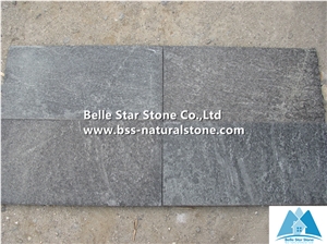 Flamed Black Quartzite Cube Stone,Quartzite Walkway Pavers,Natural Stone Paving Sets,Black Driveway Paving Stone,Patio Flooring