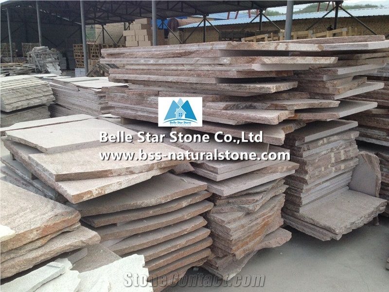 Flamed Pink Quartzite Tiles & Slabs,Peach Quartzite Floor Tiles,Natural Quartzite Stone Flooring,Quartzite Patio Stones,Quartzite Pavers,Pink Quartzite Wall Tiles,Pink Paving Stone,Quartzite Pavers