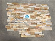Golden Honey Quartzite Culture Stone,White Gold Quartzite Ledger Panels,Beige Quartzite Stacked Stone,Yellow Quartzite Stone Panel,Natural Quartzite Ledgestone,Real Stone Veneer,White Gold Z Clad Ston