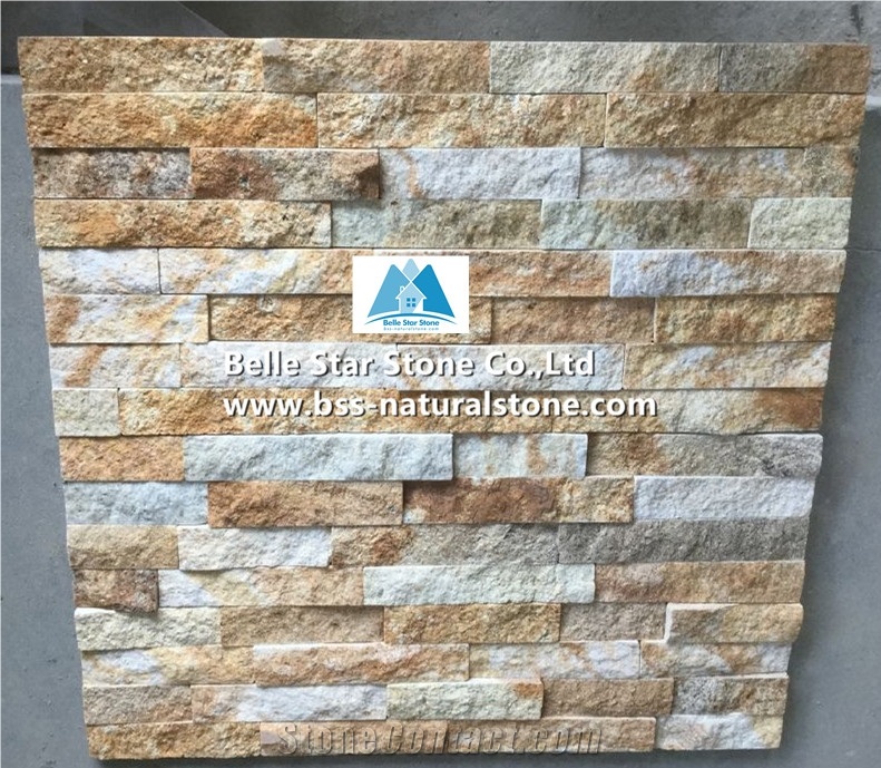 Golden Yellow Marble Ledgestone,White Gold Marble Stacked Stone,Natural Marble Culture Stone,Glory Gold Marble Stone Cladding,Marble Stone Veneer,Natural Stone Panel,China Marble Ledger Panels