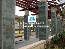 Green Riven Slate Tiles,Grey-Green Split Face Slate Floor Tiles,Natural Slate Paving Stone,Green Patio Stones,Slate Stone Pavers,Green Slate Wall Tiles,Green Patio Pavers,Slate Walkway,Slate Driveway