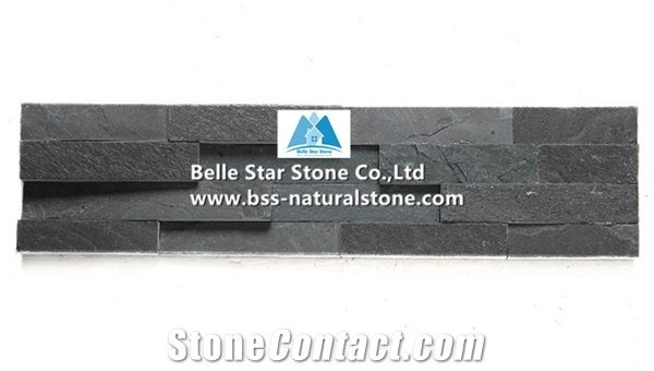 Green Split Face Slate Culture Stone,Slate Stacked Stone,Natural Stone Panel,Green Thin Stone Veneer,Real Stone Cladding,Slate Ledgestone,Slate Ledger Panels,Porches Stone Panel,Building Wall Cladding